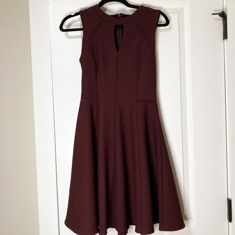 Mystic Burgundy Fit & Flare Dress from ModCloth